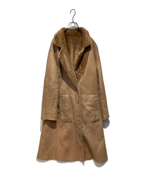 DROMe（ドローム）DROMe (ドローム) ラムレザーコート ベージュ サイズ:XSの古着・服飾アイテム