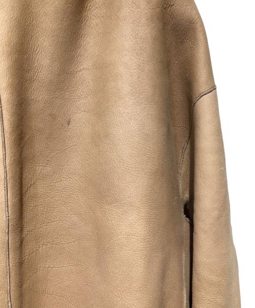 DROMe（ドローム）DROMe (ドローム) ラムレザーコート ベージュ サイズ:XSの古着・服飾アイテム