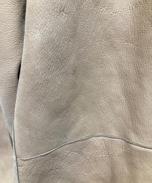 DROMe（ドローム）DROMe (ドローム) ラムレザーコート ベージュ サイズ:XSの古着・服飾アイテム