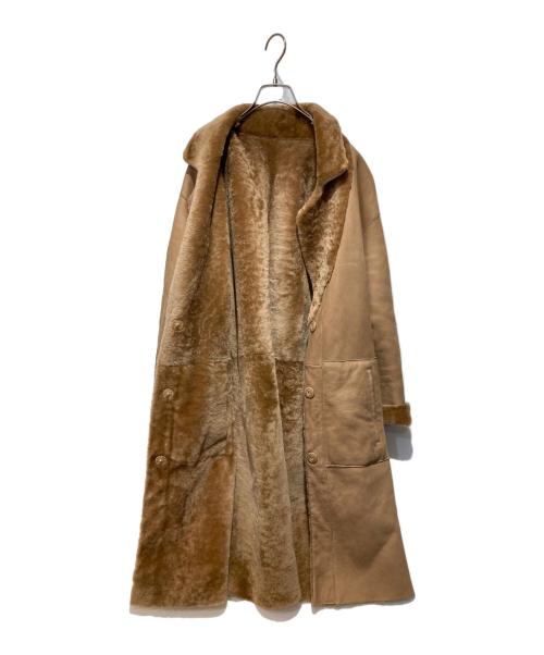 DROMe（ドローム）DROMe (ドローム) ラムレザーコート ベージュ サイズ:XSの古着・服飾アイテム