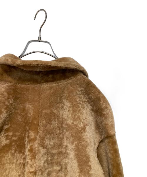 DROMe（ドローム）DROMe (ドローム) ラムレザーコート ベージュ サイズ:XSの古着・服飾アイテム