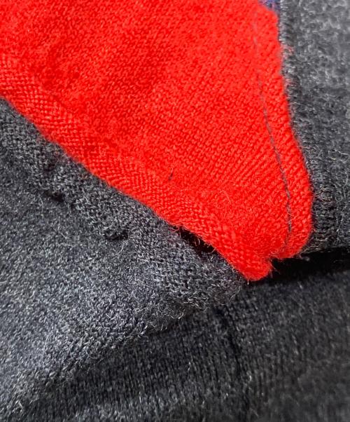 COMME des GARCONS HOMME（コムデギャルソン オム）COMME des GARCONS HOMME (コムデギャルソン オム) デザインニット マルチカラー サイズ:Freeの古着・服飾アイテム