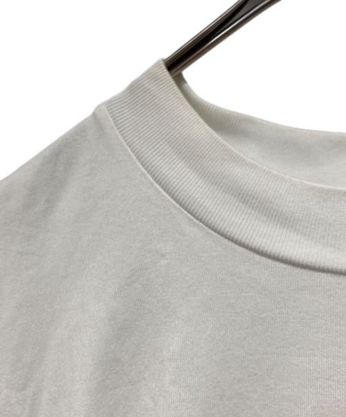 Graphpaper（グラフペーパー）Graphpaper (グラフペーパー) Fine Cotton Mock Neck Big Sleeve Dress ホワイト サイズ:00の古着・服飾アイテム