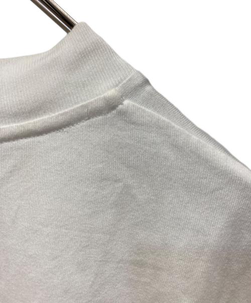 Graphpaper（グラフペーパー）Graphpaper (グラフペーパー) Fine Cotton Mock Neck Big Sleeve Dress ホワイト サイズ:00の古着・服飾アイテム