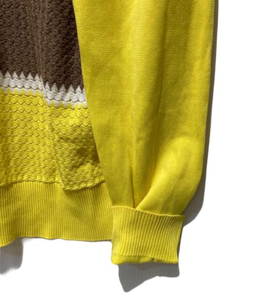LOEWE（ロエベ）LOEWE (ロエベ) デザインニット イエロー サイズ:Sの古着・服飾アイテム