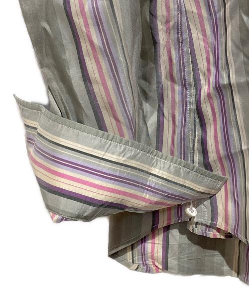 PRADA（プラダ）PRADA (プラダ) シルクシャツ グレー サイズ:43の古着・服飾アイテム