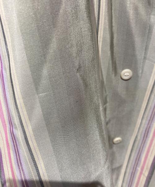 PRADA（プラダ）PRADA (プラダ) シルクシャツ グレー サイズ:43の古着・服飾アイテム