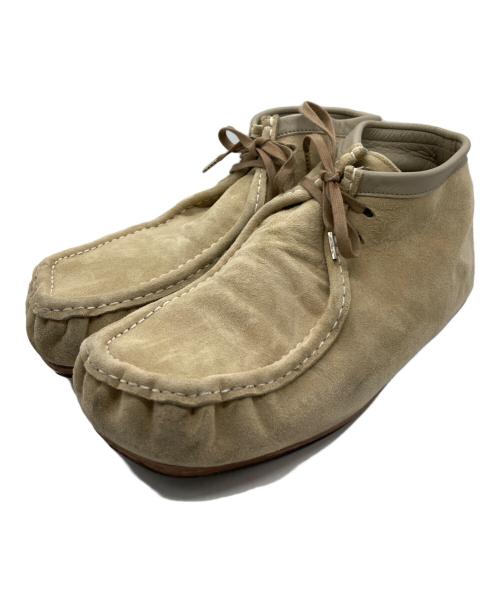AURALEE（オーラリー）AURALEE (オーラリー) SUEDE MOCCASIN SHORT BOOTS ベージュ サイズ:9の古着・服飾アイテム