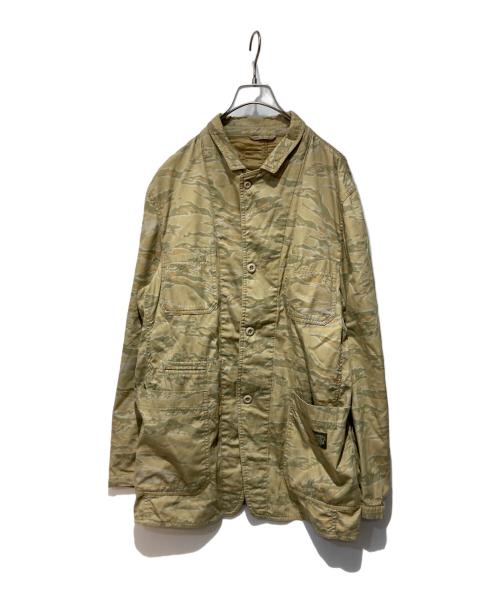 stussy（ステューシー）stussy (ステューシー) ミリタリーテーラードジャケット ベージュ サイズ:表記無しの古着・服飾アイテム