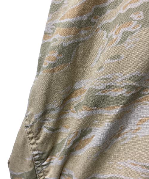 stussy（ステューシー）stussy (ステューシー) ミリタリーテーラードジャケット ベージュ サイズ:表記無しの古着・服飾アイテム