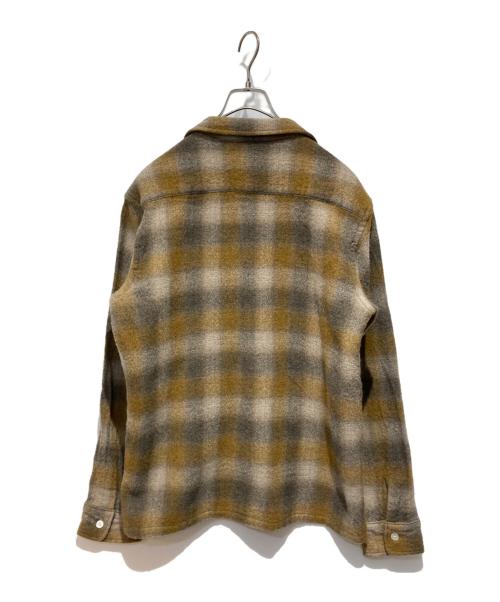 STANDARD CALIFORNIA（スタンダードカリフォルニア）STANDARD CALIFORNIA (スタンダードカリフォルニア) SD Wool Check Shirt イエロー サイズ:Ｌの古着・服飾アイテム