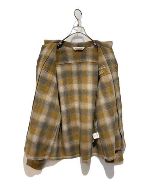STANDARD CALIFORNIA（スタンダードカリフォルニア）STANDARD CALIFORNIA (スタンダードカリフォルニア) SD Wool Check Shirt イエロー サイズ:Ｌの古着・服飾アイテム