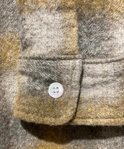 STANDARD CALIFORNIA（スタンダードカリフォルニア）STANDARD CALIFORNIA (スタンダードカリフォルニア) SD Wool Check Shirt イエロー サイズ:Ｌの古着・服飾アイテム