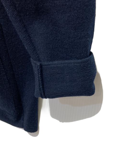 DRESSTERIOR（ドレステリア）DRESSTERIOR (ドレステリア) ダブルブレスト ニットジャケット ネイビー サイズ:Mの古着・服飾アイテム