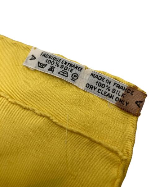 HERMES（エルメス）HERMES (エルメス) シルクスカーフ イエローの古着・服飾アイテム