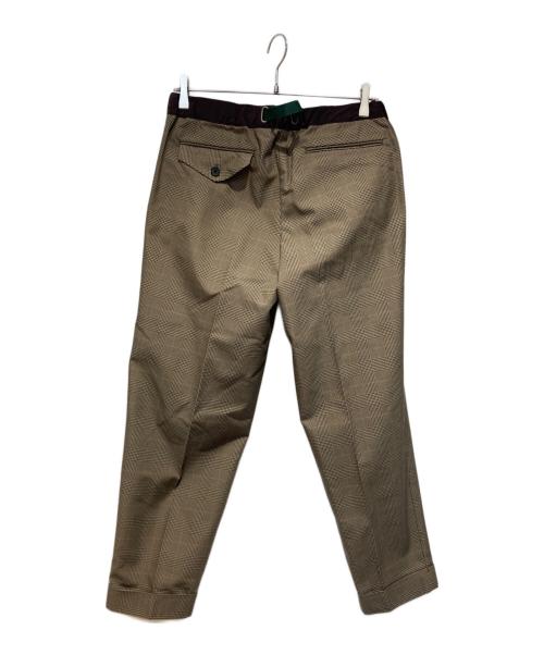 kolor/BEACON（カラービーコン）kolor/BEACON (カラービーコン) チェックパンツ ブラウン サイズ:2の古着・服飾アイテム