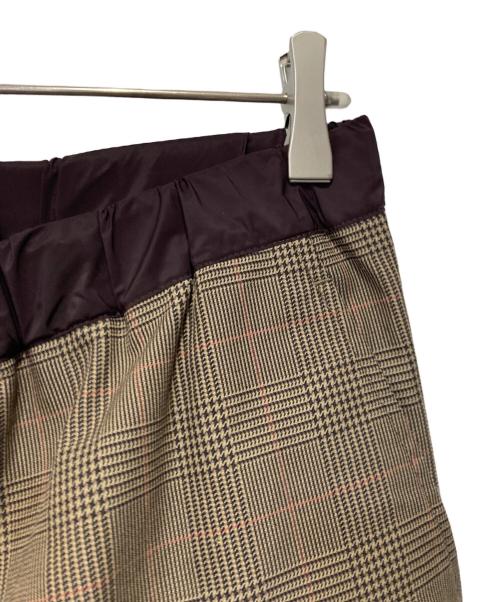 kolor/BEACON（カラービーコン）kolor/BEACON (カラービーコン) チェックパンツ ブラウン サイズ:2の古着・服飾アイテム