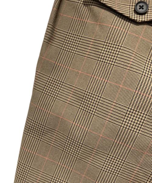 kolor/BEACON（カラービーコン）kolor/BEACON (カラービーコン) チェックパンツ ブラウン サイズ:2の古着・服飾アイテム