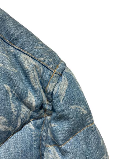 Ron Herman（ロンハーマン）Ron Herman (ロンハーマン) コンチョボタンダウンジャケット ブルー サイズ:Mの古着・服飾アイテム