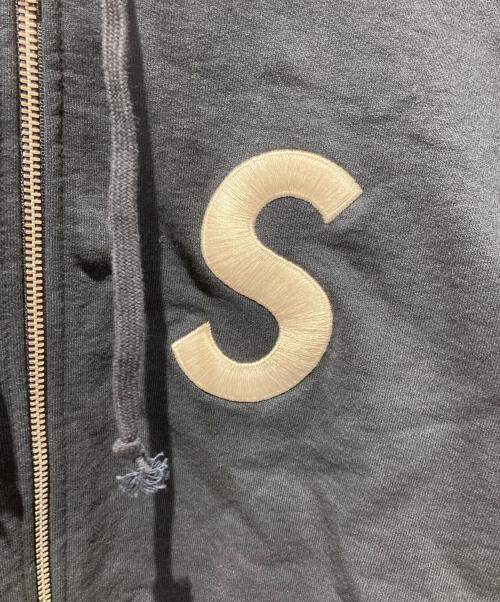 SUPREME（シュプリーム）SUPREME (シュプリーム) S logo zip up hooded sweatshirt ネイビー サイズ:XLの古着・服飾アイテム
