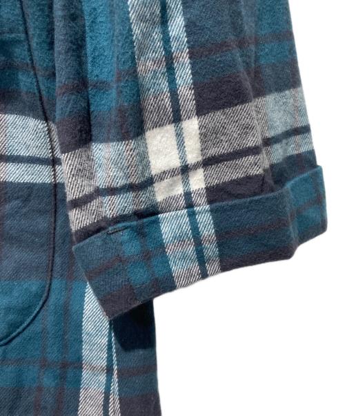 WTAPS（ダブルタップス）WTAPS (ダブルタップス) フランネルチェックガウンコート グリーン サイズ:X03の古着・服飾アイテム