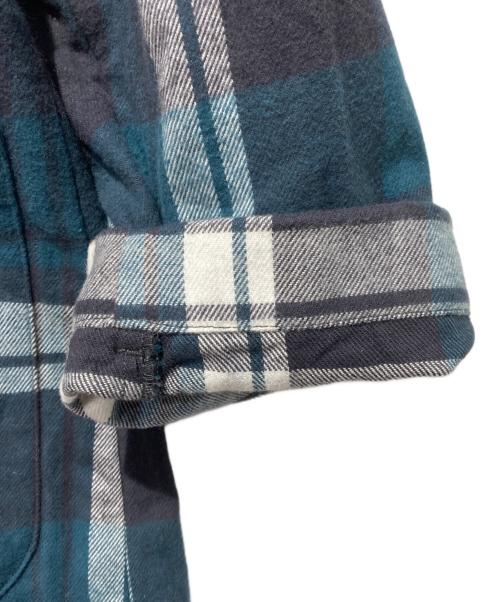 WTAPS（ダブルタップス）WTAPS (ダブルタップス) フランネルチェックガウンコート グリーン サイズ:X03の古着・服飾アイテム