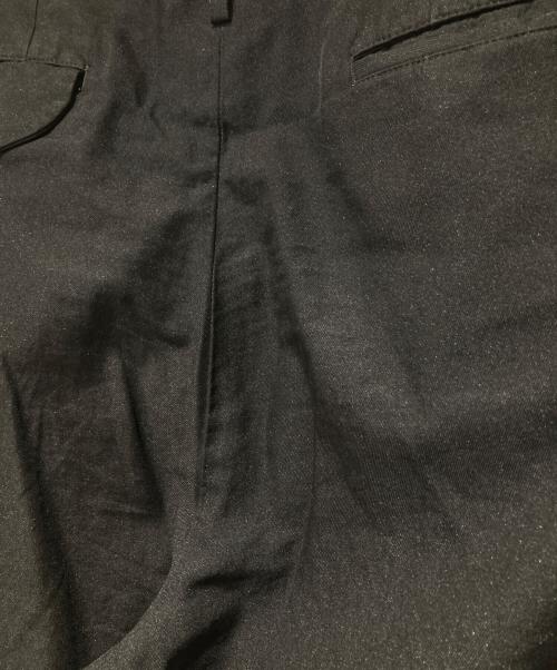 COMME des GARCONS HOMME PLUS（コムデギャルソンオムプリュス）COMME des GARCONS HOMME PLUS (コムデギャルソンオムプリュス) 18ss 2タックワイドスラックス ブラック サイズ:Lの古着・服飾アイテム
