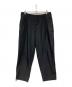 COMME des GARCONS HOMME PLUS（コムデギャルソンオムプリュス）の古着「18ss 2タックワイドスラックス」｜ブラック
