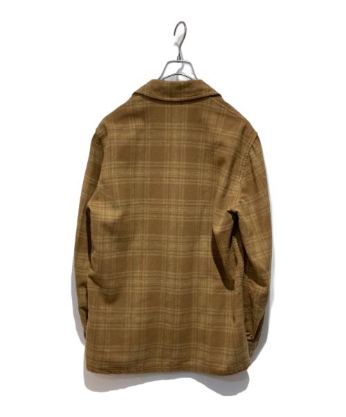 PENDLETON（ペンドルトン）PENDLETON (ペンドルトン) 50’sチェックウールアンコンジャケット ベージュ サイズ:Sの古着・服飾アイテム