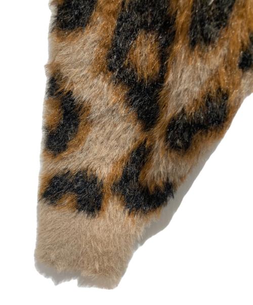 HUF（ハフ）HUF (ハフ) LEOPARD CARDIGAN ブラウン×ブラック サイズ:L 未使用品の古着・服飾アイテム