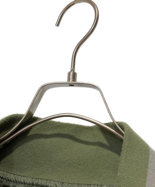 HUF（ハフ）HUF (ハフ) LIGHTNING BOMBER JACKET グリーン×ベージュ サイズ:Mの古着・服飾アイテム