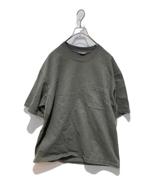 AURALEE（オーラリー）AURALEE (オーラリー) HEAVY WEIGHT TEE グレー サイズ:4の古着・服飾アイテム