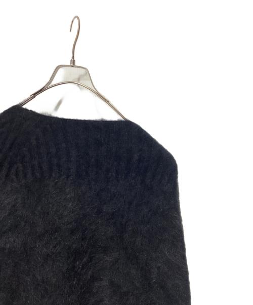 JOSE MOON（ジョゼムーン）JOSE MOON (ジョゼムーン) ZIP KNIT CARDIGAN ブラック サイズ:FREEの古着・服飾アイテム