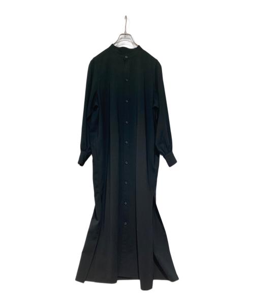 HYKE（ハイク）HYKE (ハイク) MAXI SHIRT DRESS ブラック サイズ:1の古着・服飾アイテム