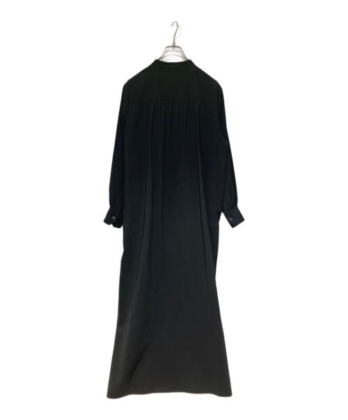 HYKE（ハイク）HYKE (ハイク) MAXI SHIRT DRESS ブラック サイズ:1の古着・服飾アイテム