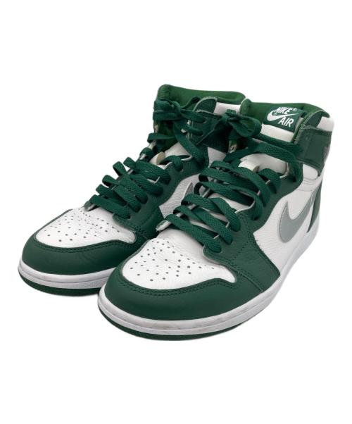 NIKE（ナイキ）NIKE (ナイキ) ハイカットスニーカー ホワイト×グリーン サイズ:26cmの古着・服飾アイテム