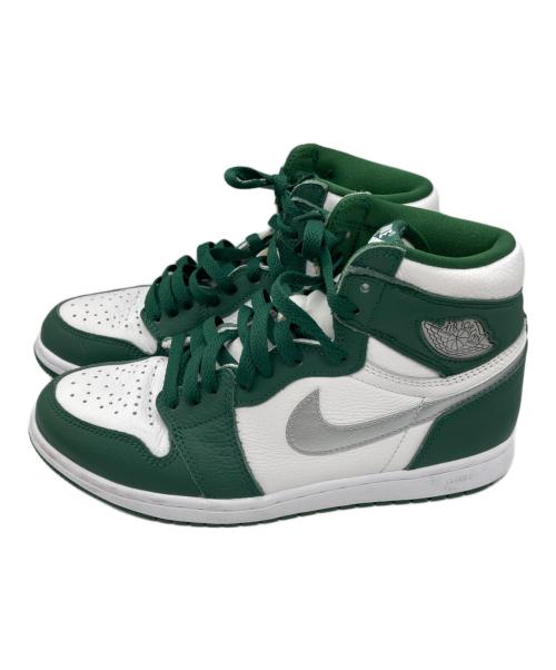 NIKE（ナイキ）NIKE (ナイキ) ハイカットスニーカー ホワイト×グリーン サイズ:26cmの古着・服飾アイテム