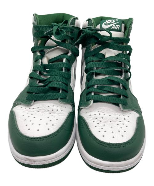 NIKE（ナイキ）NIKE (ナイキ) ハイカットスニーカー ホワイト×グリーン サイズ:26cmの古着・服飾アイテム