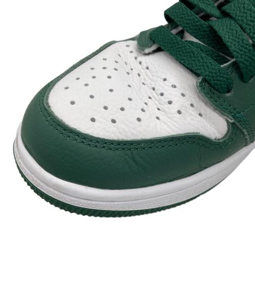 NIKE（ナイキ）NIKE (ナイキ) ハイカットスニーカー ホワイト×グリーン サイズ:26cmの古着・服飾アイテム