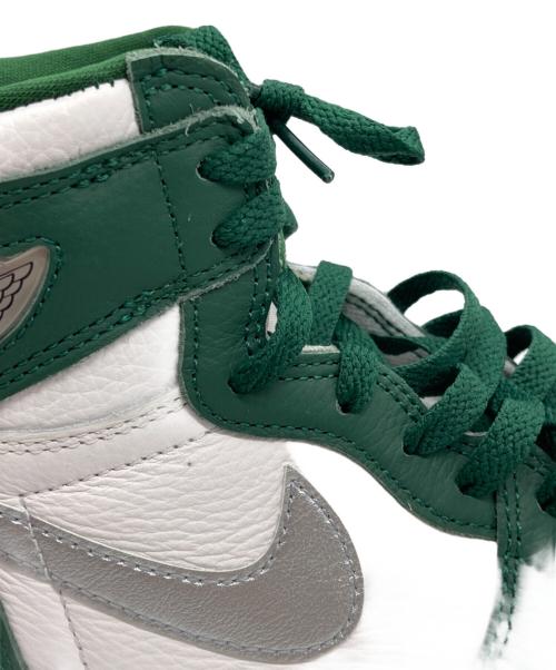 NIKE（ナイキ）NIKE (ナイキ) ハイカットスニーカー ホワイト×グリーン サイズ:26cmの古着・服飾アイテム
