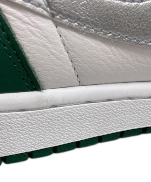 NIKE（ナイキ）NIKE (ナイキ) ハイカットスニーカー ホワイト×グリーン サイズ:26cmの古着・服飾アイテム