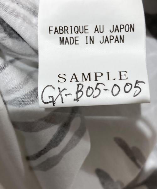 GROUND Y（グラウンドワイ）GROUND Y (グラウンドワイ) 総柄シャツ ホワイト×ブラック サイズ:Freeの古着・服飾アイテム