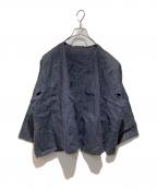 COMME des GARCONSコムデギャルソン）の古着「リネンジャケット」｜ブラック