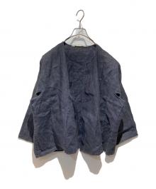 COMME des GARCONS（コムデギャルソン）の古着「リネンジャケット」｜ブラック