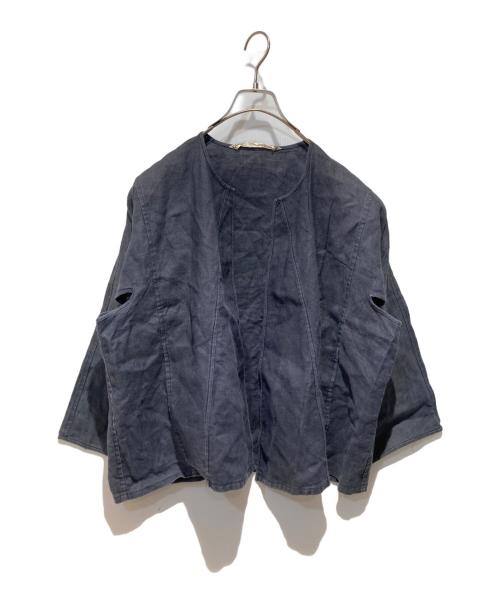 COMME des GARCONS（コムデギャルソン）COMME des GARCONS (コムデギャルソン) リネンジャケット ブラック サイズ:不明の古着・服飾アイテム