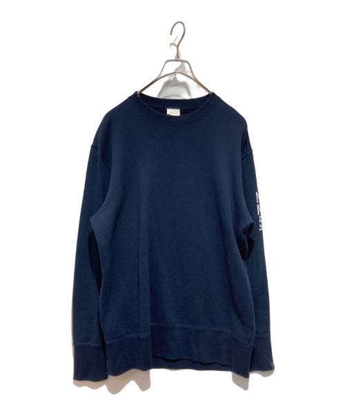 LOOPWHEELER（ループウィラー）LOOPWHEELER (ループウィラー) GROOVISIONS コラボスウェット ネイビー サイズ:Ｌの古着・服飾アイテム