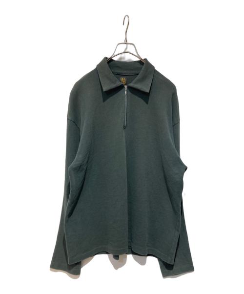 BATONER（バトナ―）BATONER (バトナ―) JUMBERCA TENJIKU POLO ZIP グリーン サイズ:3の古着・服飾アイテム