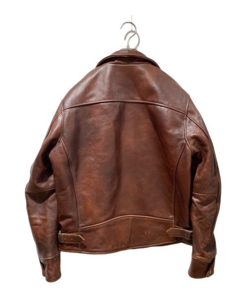 BOLINI（ボリーニ）BOLINI (ボリーニ) レザージャケット ブラウン サイズ:50の古着・服飾アイテム