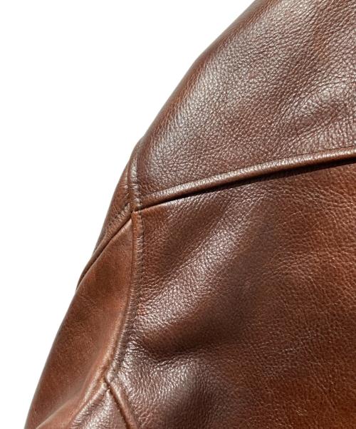 BOLINI（ボリーニ）BOLINI (ボリーニ) レザージャケット ブラウン サイズ:50の古着・服飾アイテム