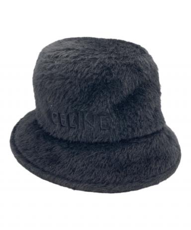 中古・古着通販】CELINE (セリーヌ) アルパカバケットハット ブラック